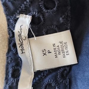 HALOGEN EYELET DRESS